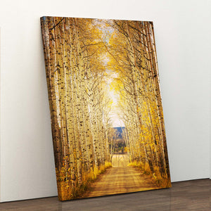 Aspen Alley - Aspen Tree Wall Art by Kyle Spradley | Art Bloom Canvas ...