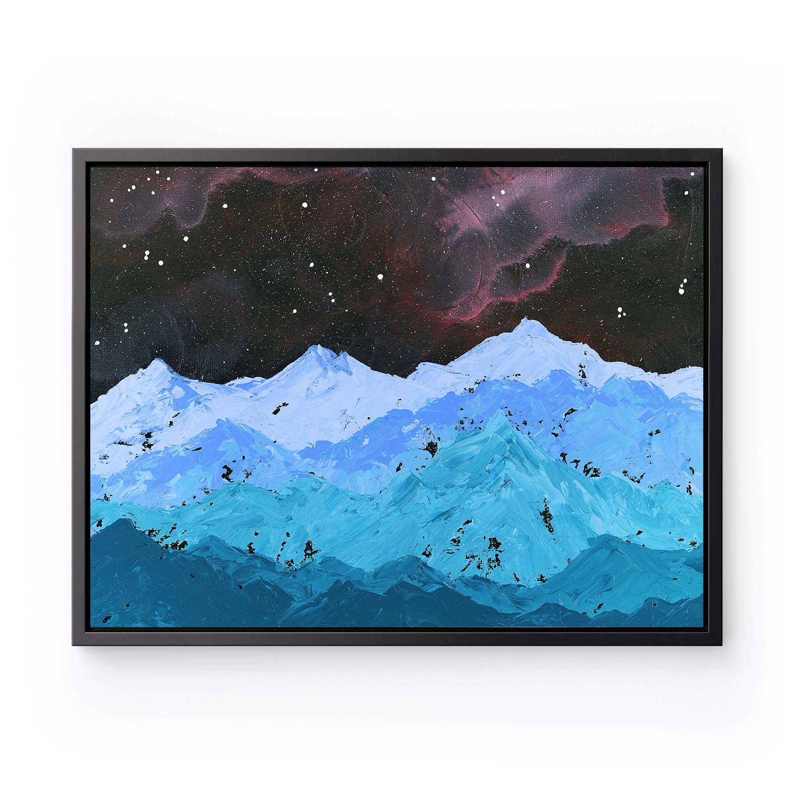 Space Mountains - Big Sky Painting by Emily Scott